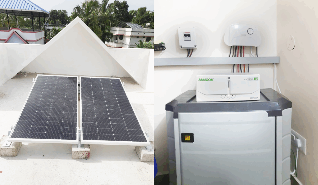 Solar Converter Installation at Ernakulam